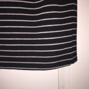 Striped pencil skirt